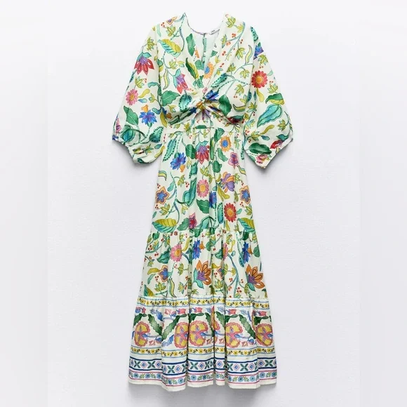 Floral Print Maxi Dress